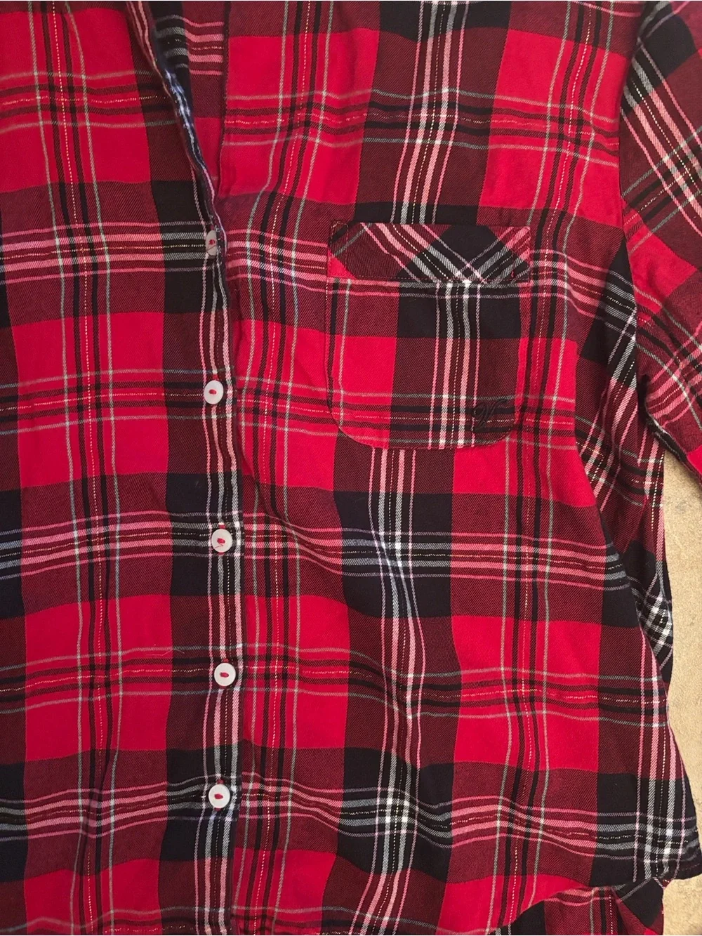 Victoria’s Secret | Popular Red Plaid Winter Matching Pajama Set | Comfy Night S